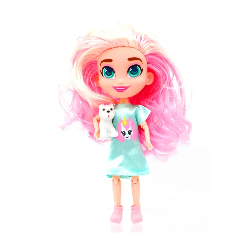 4 шт./лот модные hairdorable куклы для девочек домашние детские волосы для девочек красота сюрприз куклы для детей хороший подарок Прямая поставка