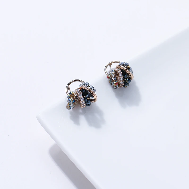 Yhpup, модные роскошные серьги-гвоздики со стразами, медь, 16 K, S925 серебро, Шарм Oorbellen для женщин, вечерние ювелирные изделия, подарок
