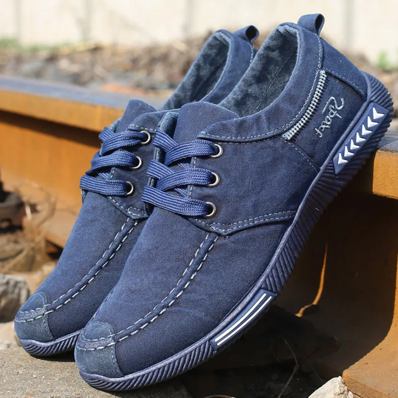 Brands New Fashion Canvas Shoes Breathable Lazy Male Winter Casual Comforable Loafers Man Big Size #XQJA05 | Обувь
