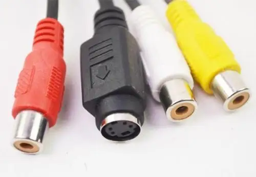 Sub D 15 pin папа VGA SVGA к S Video 3 RCA ТВ AV выход адаптер кабель для ноутбука ПК видео карты