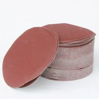 50pcsset 6 inch round sandpaper disk sand sheets grit 60120150180240320 hook loop sanding disc for sader grits