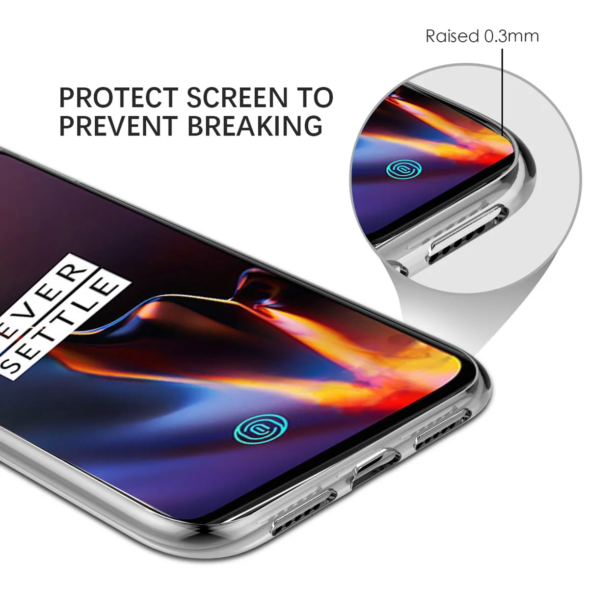 Чехол для OnePlus 6 T 5G Прозрачный Мягкий Силиконовый ТПУ защитный чехол задняя