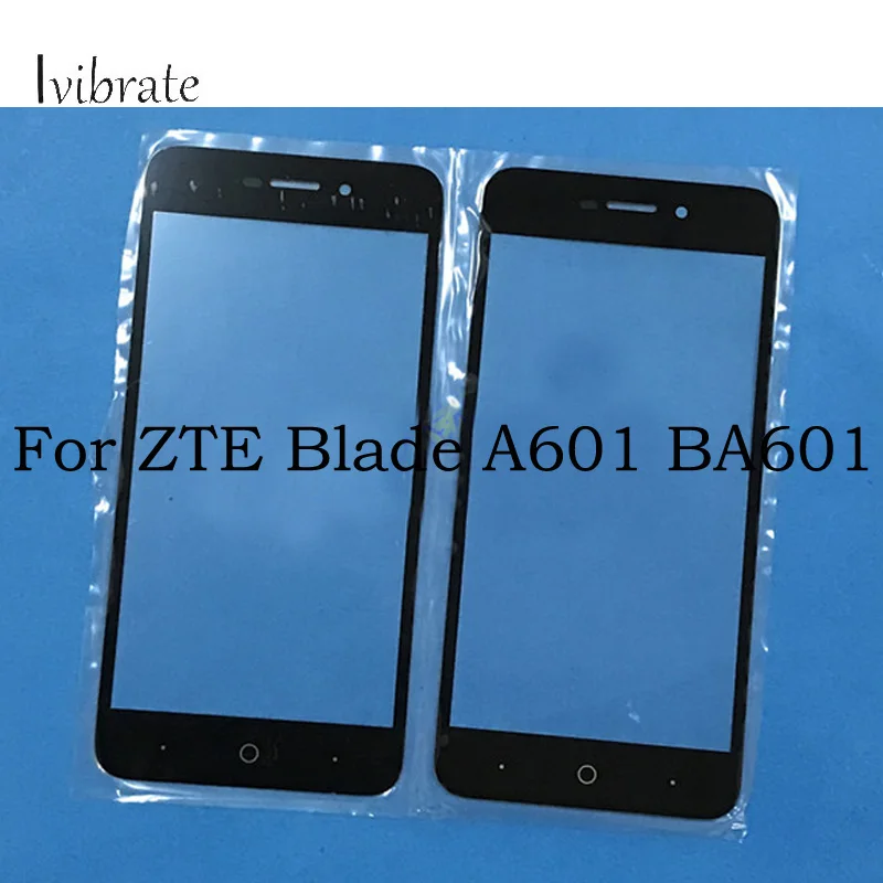 

2PCS A+Quality For ZTE Blade A601 A 601 Touch Screen BA601 B A601 Digitizer TouchScreen Glass panel Without Flex Cable