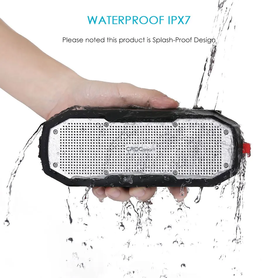 CRDC Bluetooth динамик 4,2 водонепроницаемый портативный открытый беспроводной стерео мини Колонка бас громкий динамик s с микрофоном для iPhone Xiaomi