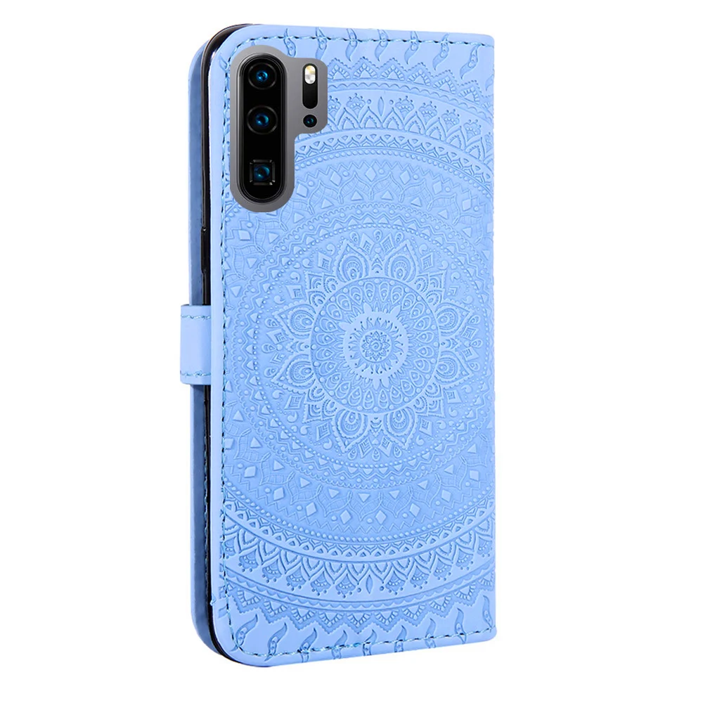 Чехол-Кошелек с цветком Datura для Huawei P30 P20 Pro P9 P10 Lite Mate 20 чехол магнитной рамкой и