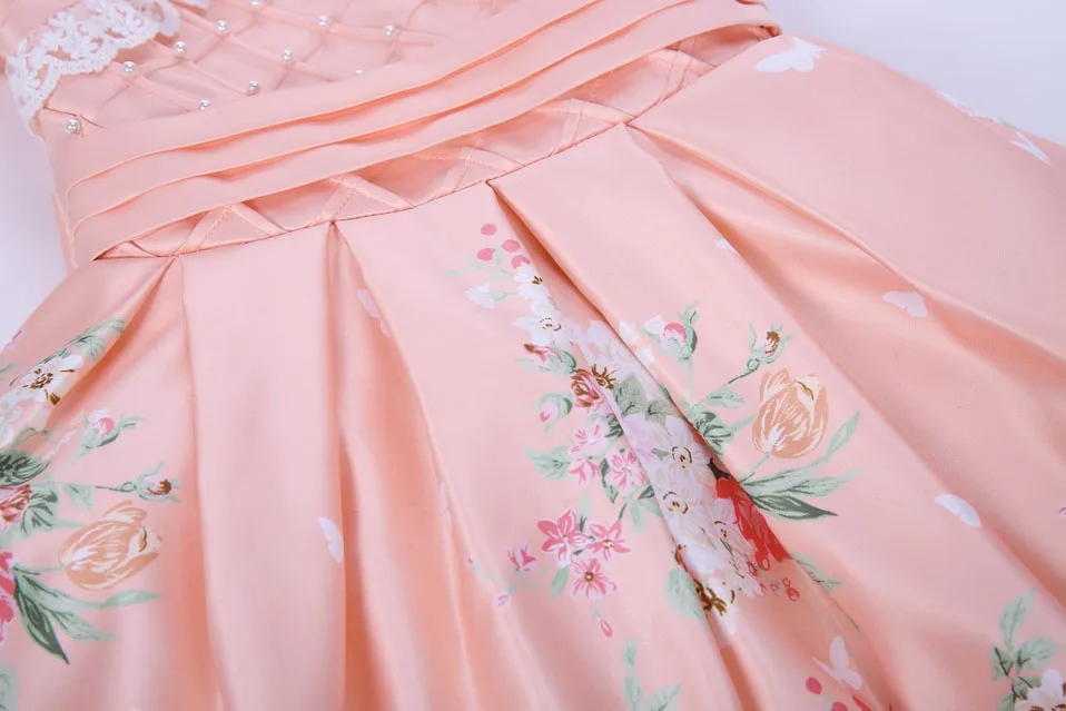 Cutestyles/ ; летнее платье с цветочным узором для девочек; грациозное платье для малышей с головной убор; Одежда для девочек; G-DMGD911-1105