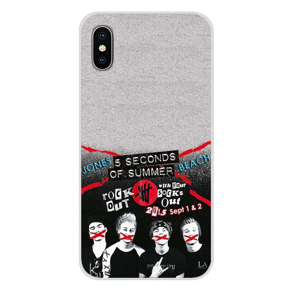 5 секунд лета 5sos для Xiaomi Redmi 4A S2 Note 3 3S 4 4X5 Plus 6 7 6A Pro Pocophone F1 аксессуары чехлы