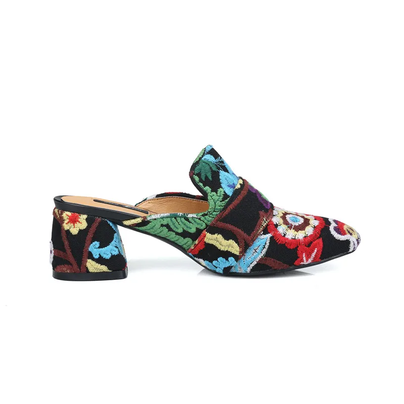 Stylesowner/оригинальные брендовые модные шлепанцы с вышивкой женские туфли на