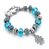 szelam pulseras mujer moda 2019 boy charm bracelets for woman crystal jewelry women silver bracelet