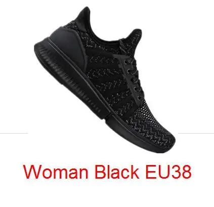 Woman Black EU39 Xiaomi Mijia спортивная обувь, кроссовки высокого качества профессиональная Мода IP67 Водонепроницаемый без смарт-чипа - Цвет: Woman Black EU39