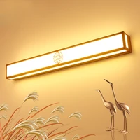 new chinese style 16w24w32w led wall mount light smd 2835 mirror front lamp fixture pvc bronzeblack shell