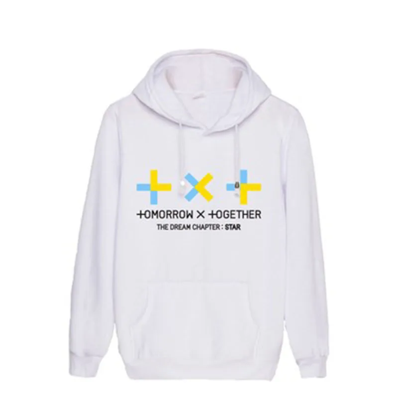 Txt концерт мечта глава Звезда альбом толстовки Harajuku завтра X вместе с капюшоном пуловер