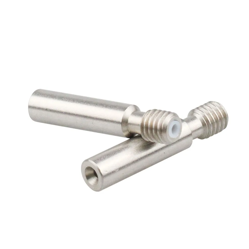 Горло MK8 M6 с трубкой из ПТФЭ 6*30 мм резьба нержавеющей стали более длинная подача