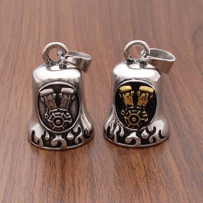 Ожерелье с подвеской в стиле панк из нержавеющей стали 316L кулон виде большого