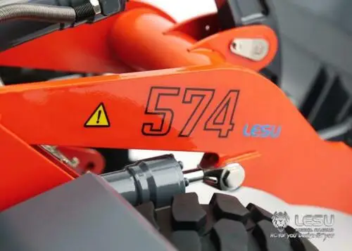 LESU гидравлический погрузчик RC 1/15 модель автомобиля ESC Мотор сервопривод FS-i6S радио W/O батарея THZH0198