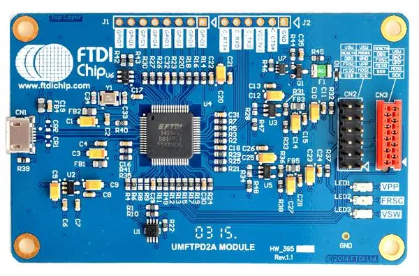 

Программатор UMFTPD2A FTDI FT90 Prog модуль FT4232HL USB2.0 модуль
