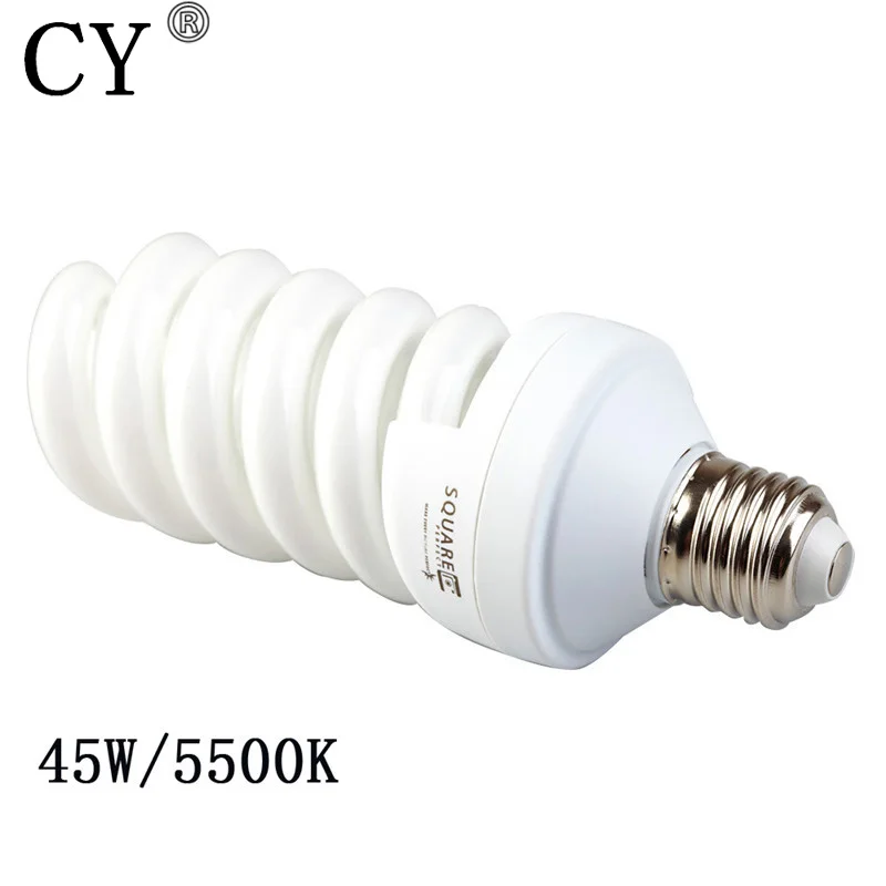 45W 5500K 220V фото лампы дневного света для студии люминесцентная лампа видео свет