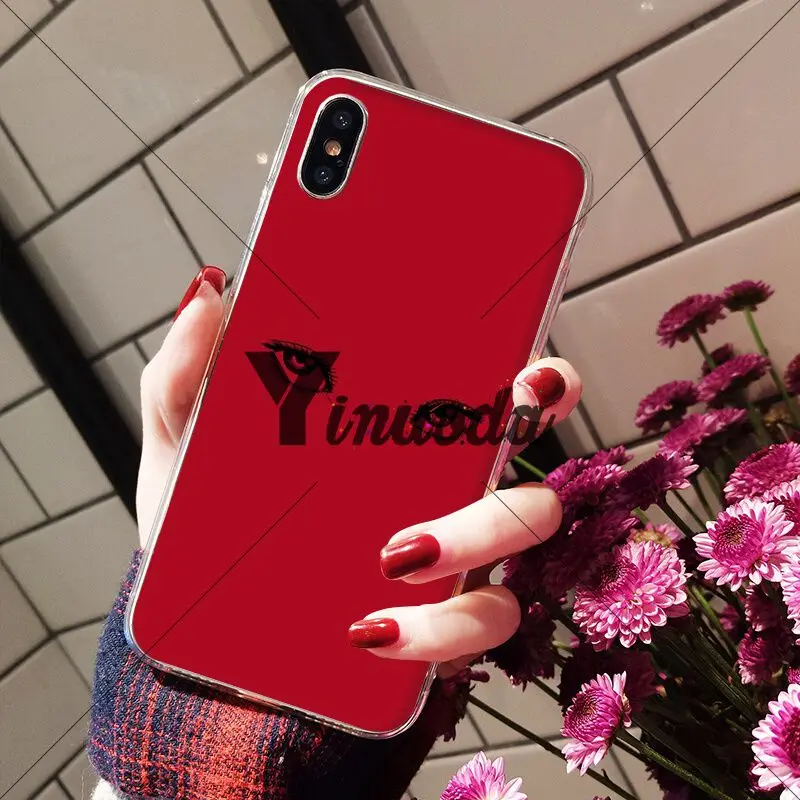 Yinuoda Red Doodles эстетика клиента высокое качество чехол для телефона Apple iPhone 8 7 6 6S Plus X
