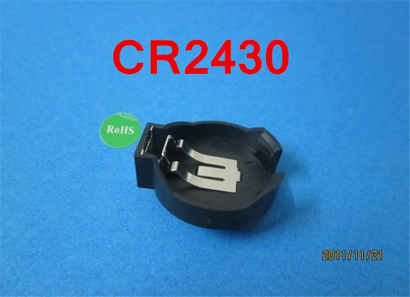 (20 шт./лот) CR2430 гнездо держателя батарейного отсека розничная + оптовая