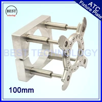 spindle motor clamping bracket diameter 100mm automatic fixture plate device for water cooled air cooling cnc spindle motor