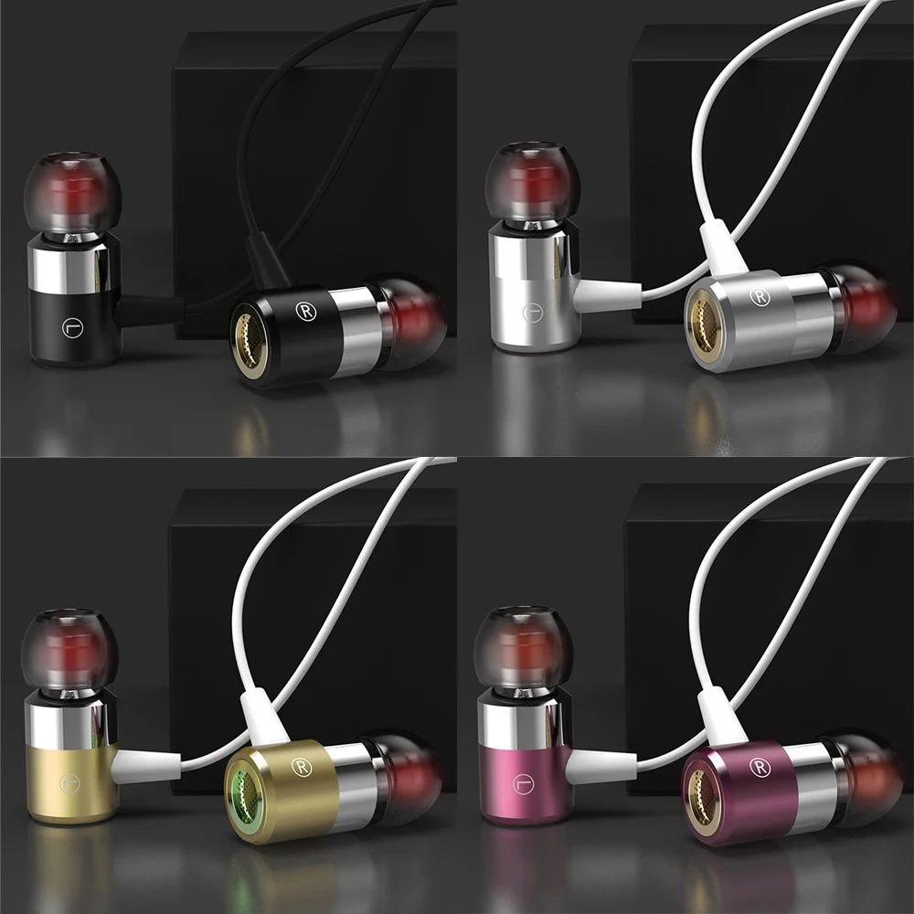 Наушники вкладыши 3 5 мм проводные стереонаушники с сабвуфером гарнитура для