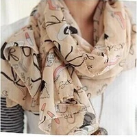 15050cm lovely fashion women soft cotton lady comfortable long neck large scarf shawl voile stole dot warm scarves gift hot