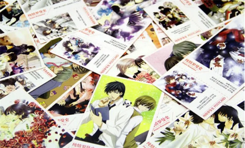 Аниме Junjou Junjo романтическая чистая открытка 36 шт. + металлическая коробка подарок