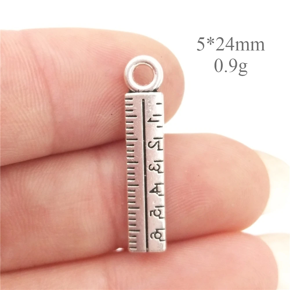 Смешанный 30 шт. антикварный посеребренный школьный Шарм с надписью мастер