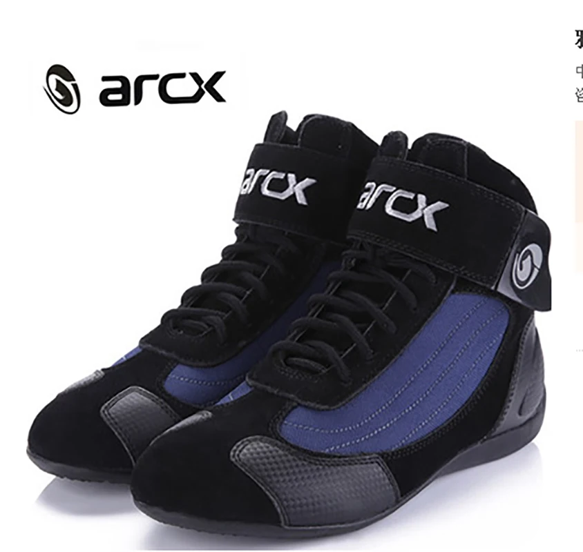 ARCX/кожаные ботинки в байкерском стиле; рыцарские ботильоны для гонок по бездорожью; мотоботы; Чоппер Крузер; туристические полуботинки; обувь