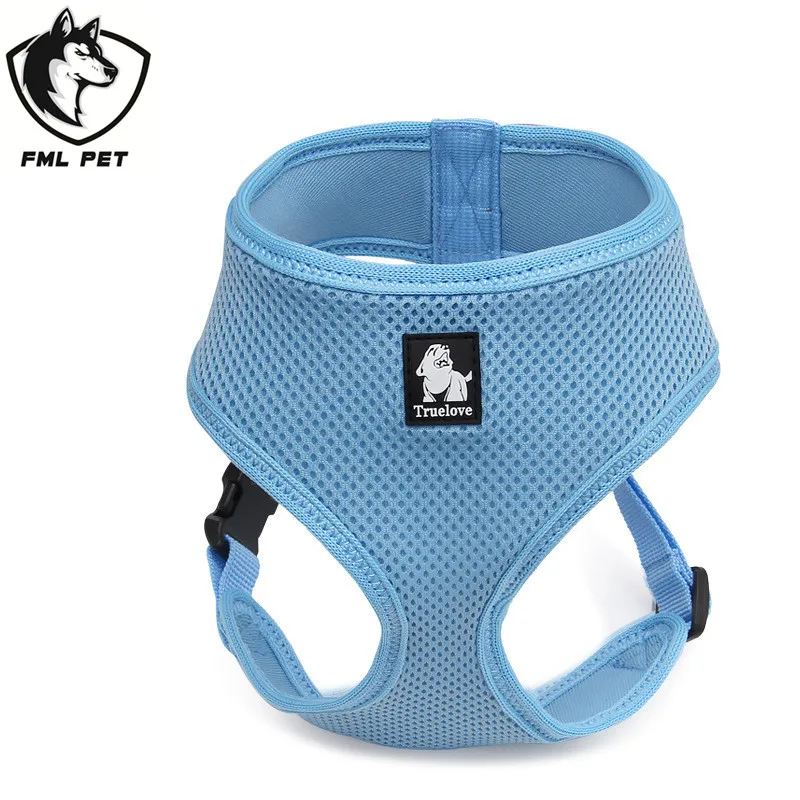 FML домашнее животное жгут дышащая сетка нейлон поводок для собак уличная жилетка