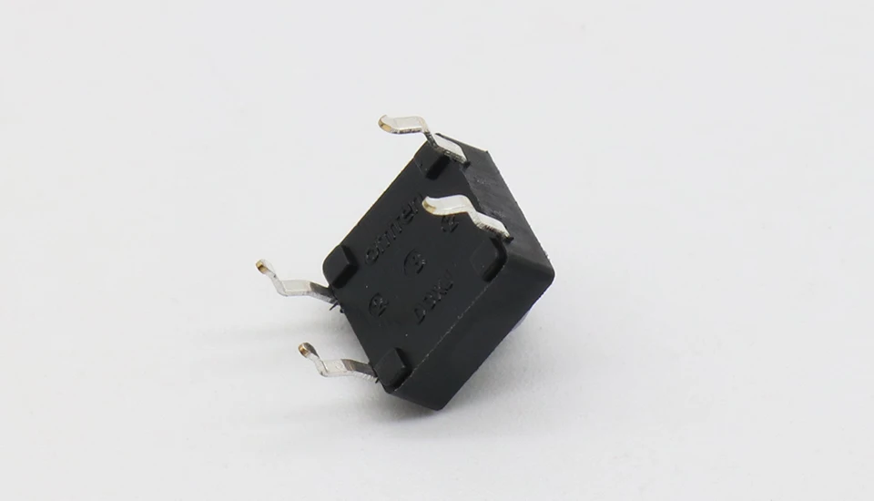 20 шт./лот 8x8x5 мм 4PIN G77 Проводящий силиконовый беззвучный тактильный такт Кнопочный микропереключатель самосброс
