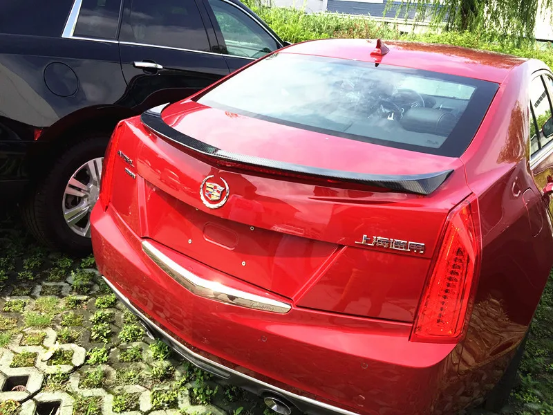 2013 2014 ATS передний спойлер для губ-передний губ из углеродного волокна Cadillac (не