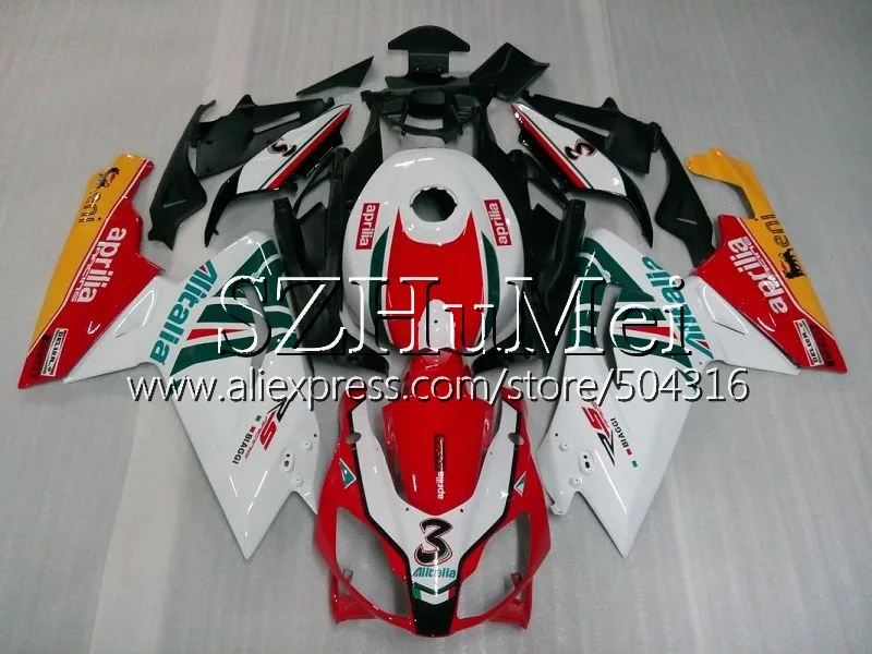 Инъекции для Aprilia RS-125 RS125 06 07 08 09 10 11 80SH2 топ цвет красного вина RS4 RSV125 RS 125 2006 2007 2008 2009 2010 2011 обтекатель - Цвет: No.  10
