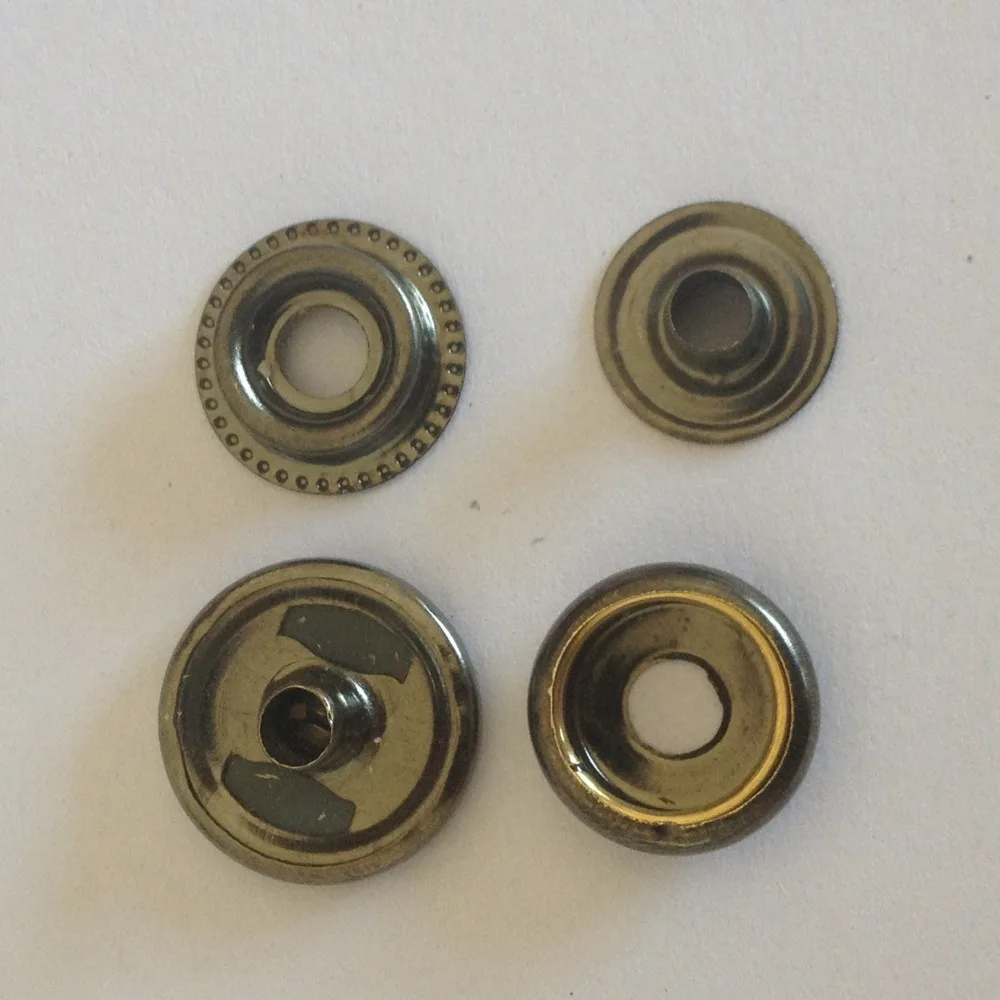 100 набор металлических кнопок с защелкой кнопки инструмент для ручной установки