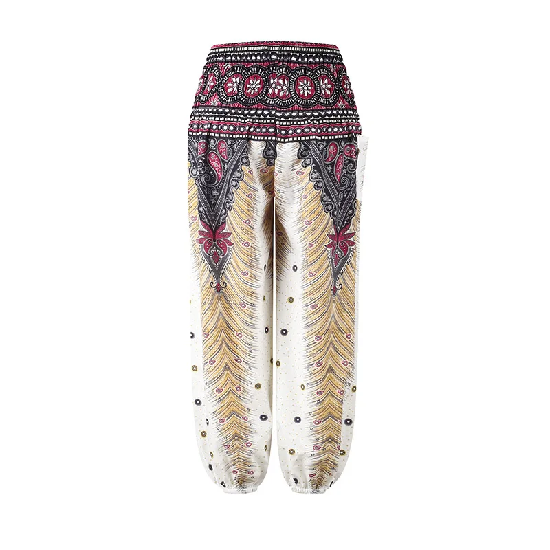 Девочки леггинсы Дети Брюки Лето Boho печати Дети Йога брюки свободные хиппи брюки для девочек Детская Повседневная пляжная одежда