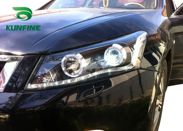 

Pair Of Car Headlight Assembly For HONDA ACCORD 2008 Tuning Headlight Lamp Parts Angel Eyes Daytime Running Light Bi Xenon