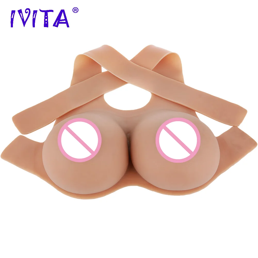 IVITA 8000g Fake Boobs Realistic Silicone Breast Forms For Mastectomy Crossdresser Silicon Form Big Tits Transgender Shemale - купить по