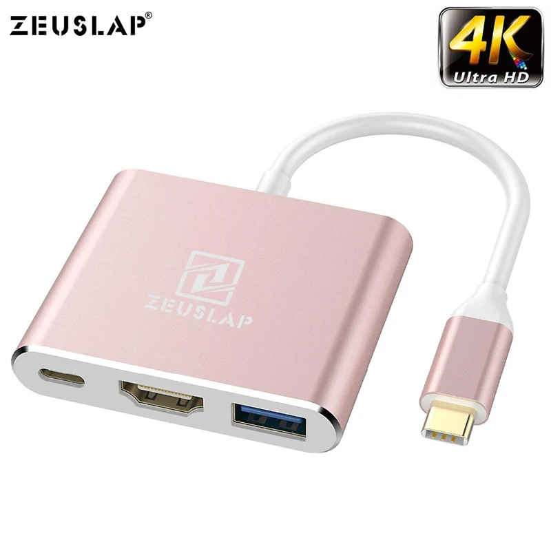 USB 3. 0 Type-C к HDMI Hub адаптер 4K для Mac Air Pro Huawei Mate10 Samsung S8 Switch Type C | Компьютеры и офис