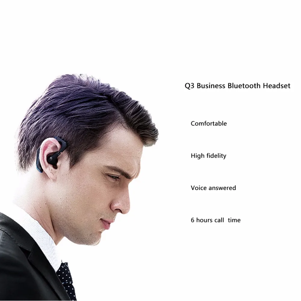 SCELTECH Q3 Bluetooth гарнитура для автомобиля Спортивные Беспроводные наушники с