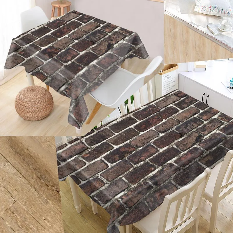 Водонепроницаемая квадратная/прямоугольная скатерть из ткани Оксфорд | Дом и сад