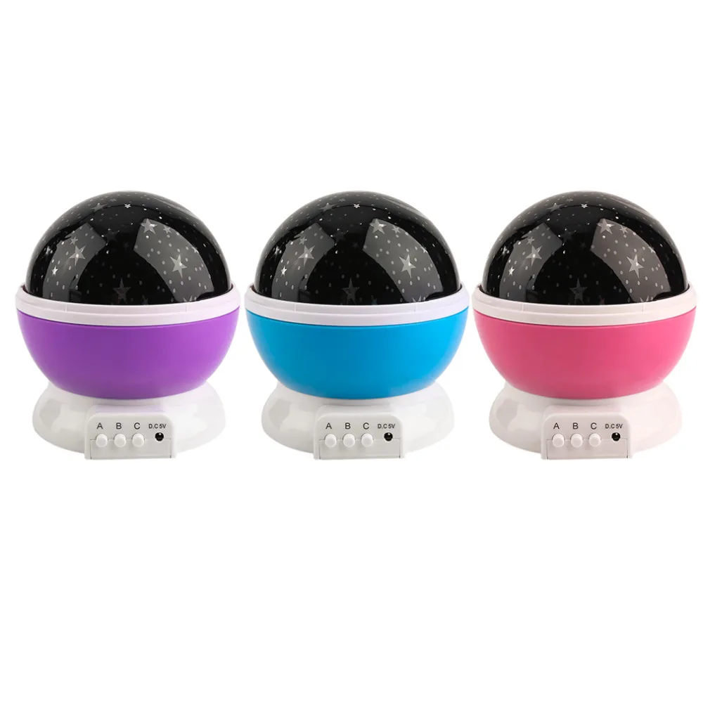 Потрясасветодио дный светодиодная Вращающаяся лампа для ночного неба проектор