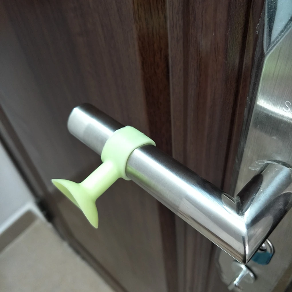 2 шт. силиконовые насадки на дверную ручку|Дверные ограничители| |