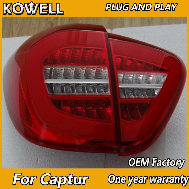 KOWELL стайлинга автомобилей для Renault Captur задние фонари 2013 2017 светодиодный задний