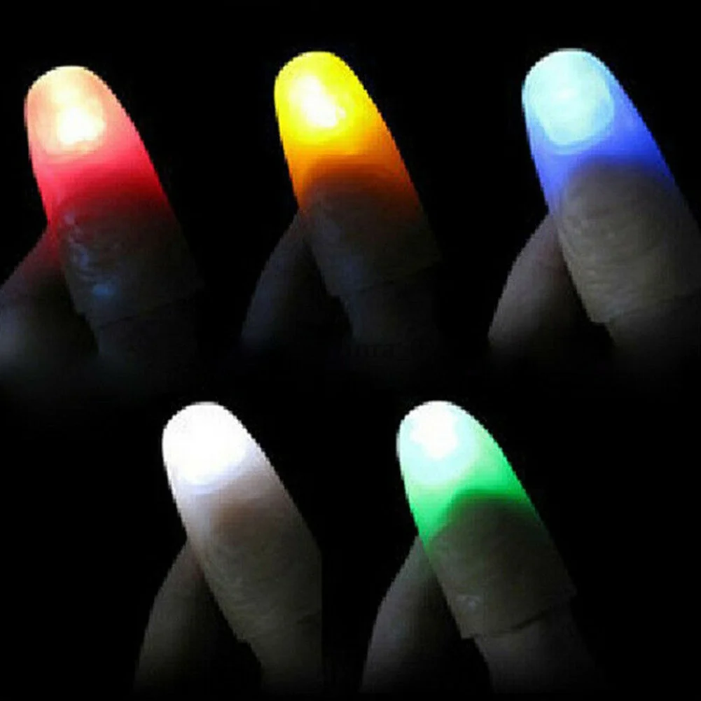 2Pcs D'light Magic Thumb Light Toys Children Luminous
