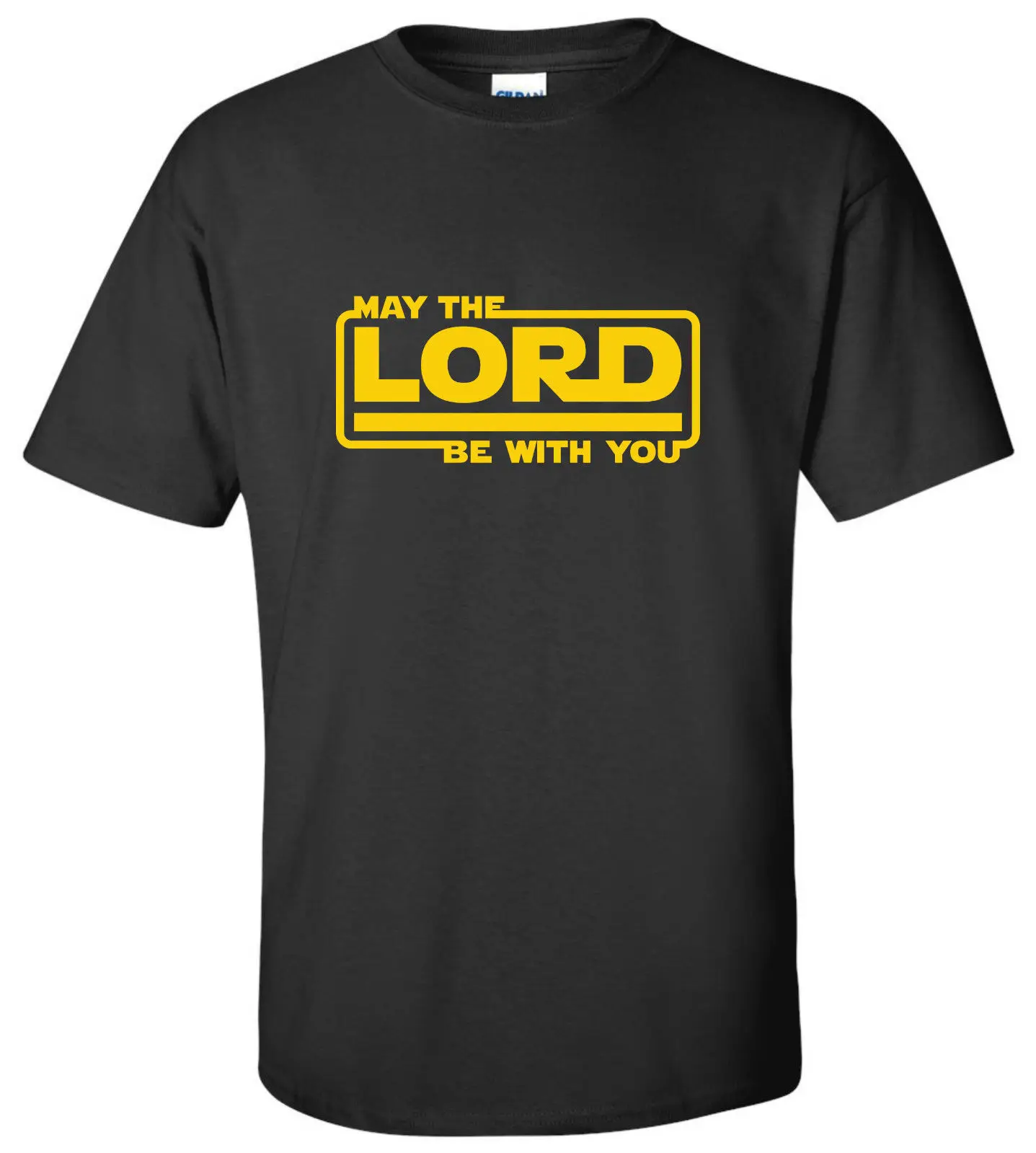 Футболка Пусть Бог с вами христианская Библейская вера в Иисуса Звездные войны