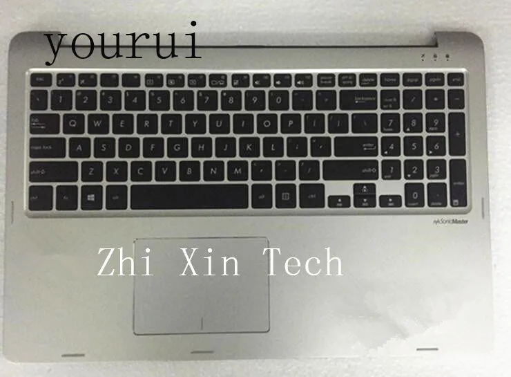 

Клавиатура для ноутбука ASUS TP500, TP500L, TP500LA, TP500LB, серебристая, с упором для рук, верхний чехол, Бесплатная доставка
