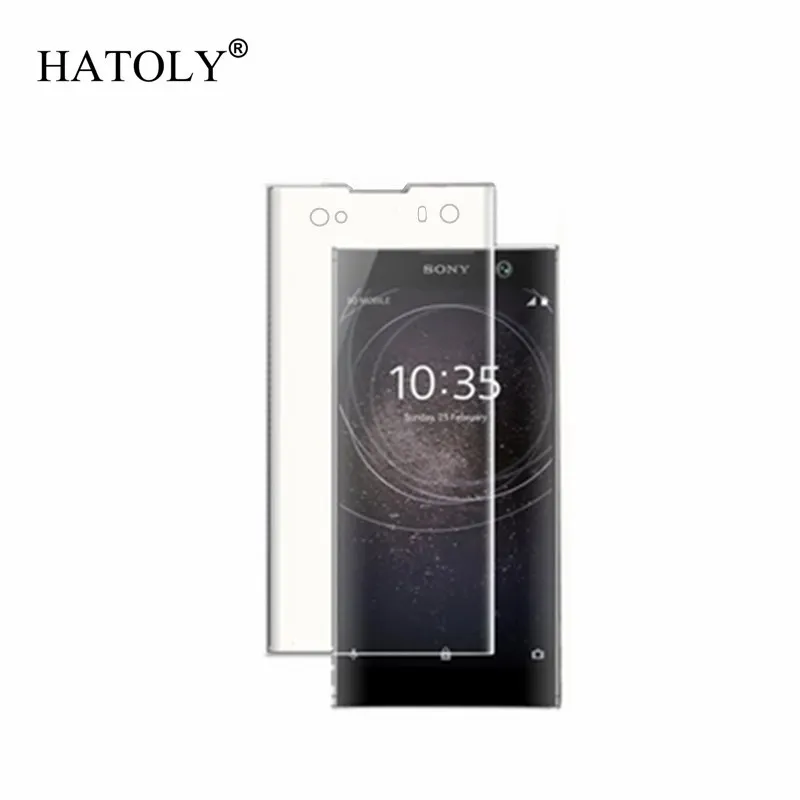 Защитная пленка для экрана Sony Xperia XA2 Ultra изогнутая из ТПУ ультраполная не стекло