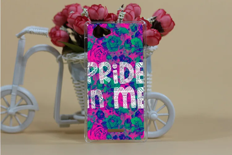 12 рисунков красивых цветов DIY модный жесткий чехол с принтом для телефона Sony Xperia L