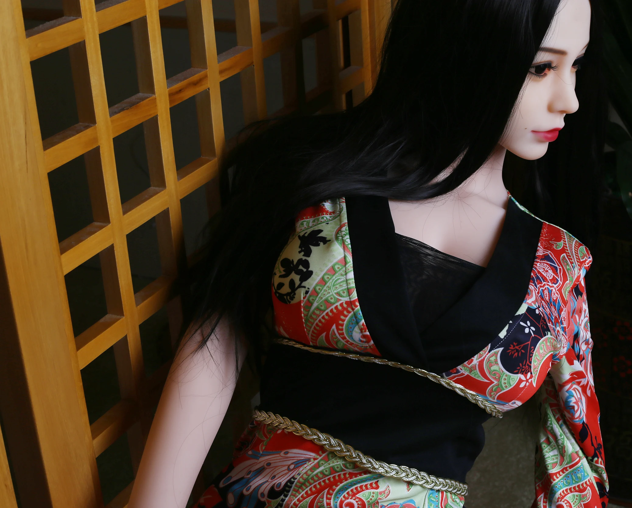 Силиконовая секс кукла 168 см со скелетом японское аниме кимоно для взрослых