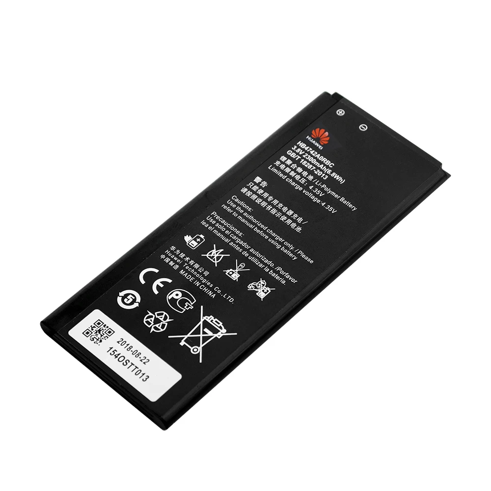 Оригинальный аккумулятор Hua Wei HB4742A0RBC для Huawei Honor 3C G630 G730 G740 H30 T00 T10 2300 мАч с